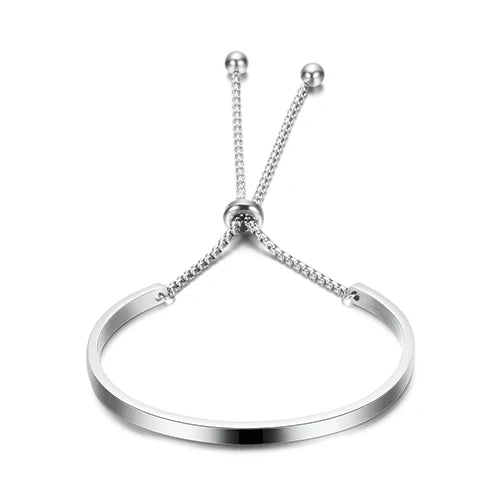 Luxury Wedding Bracelet Jewelry Stainless Steel Gold Color Pulseras Mujer OL Style Cubic Zirconia Fashion Party Bangle