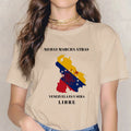 Women Summer Printed Tee Shirt Venezuela Mange Gothic T-shirt Funny Graphic Y2k Tshirt 90s Aesthetic Ulzzang Tops Clothes Femme
