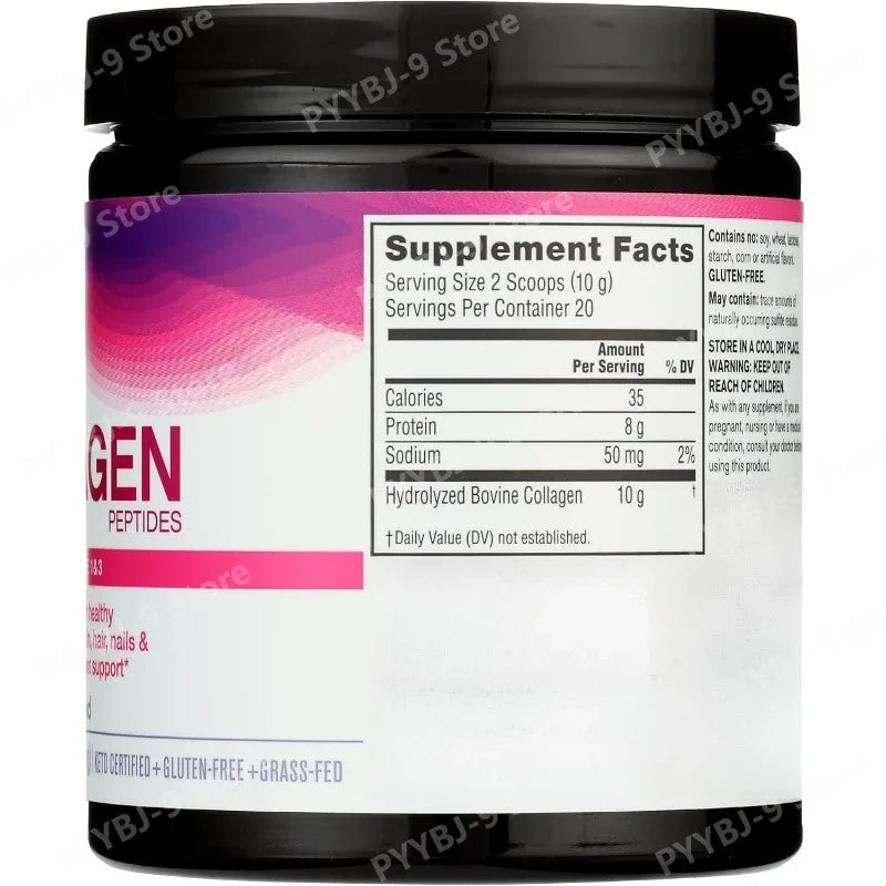 Super Collagen Powder 6,600mg Types 1 & 3 Unflavored 7 Ounces Dietary Supplement for Skin Bone Joint Support Formula Pack