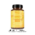 Vitamin C Capsules 1000mg - Immune Support, Cellular Energy Production, Improve Skin Brightening, Skin, Teeth & Heart Health