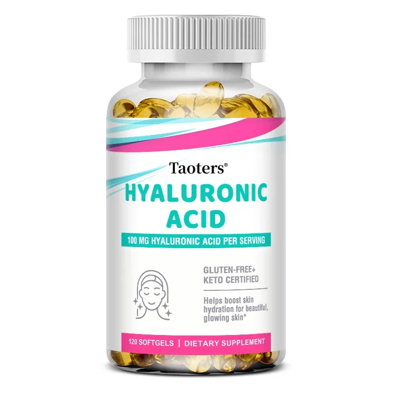 Collagen Capsules with Hyaluronic Acid and Vitamin C Complex, Skin Whitening Supplement,Anti-aging