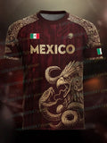 Mexico Special Youth Football Jersey Men Women Casual Sport Breathable Top for Competition Training Tees Summer Parent-child Tee