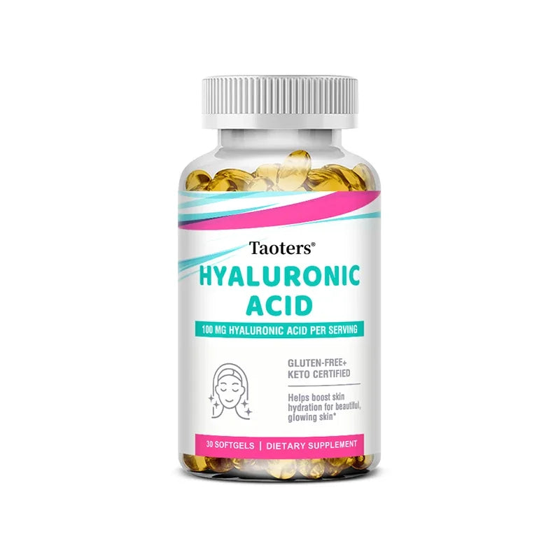 Collagen Capsules with Hyaluronic Acid and Vitamin C Complex, Skin Whitening Supplement,Anti-aging