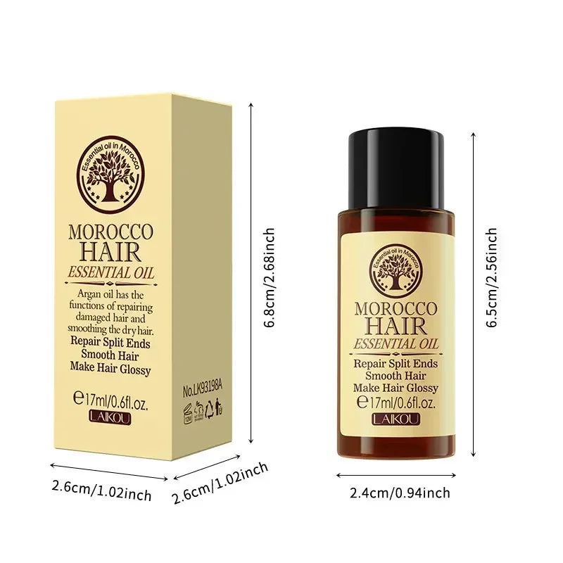 Hair Care Moroccan Pure Argan Oil Essential Oil for Dry Hair Types Multi-functional Care Products for Woman