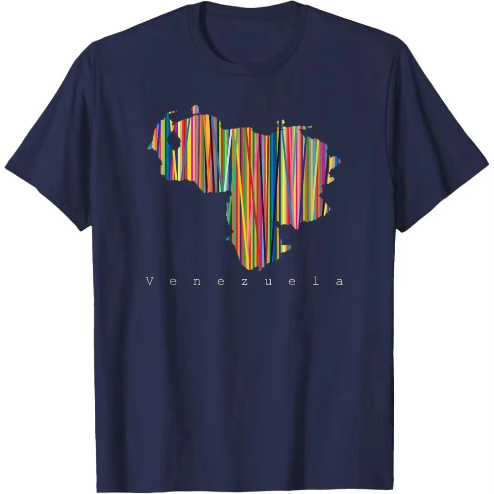 2026 Mapa De Venezuela T-Shirt Vintage Accessories Ropa Mujer T Shirt Unisex Clothes O-neck Tops Y2K Shirts for Women Clothing