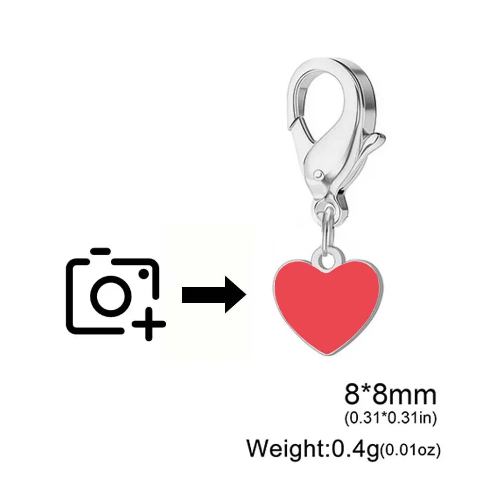 Custom DIY Small National Country Flag Charms Bracelet For Woman Men Personalized Stainless Steel Father Mother Day Gift Jewelry
