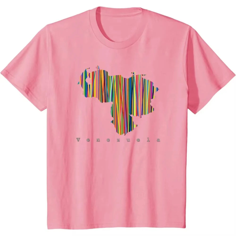2026 Mapa De Venezuela T-Shirt Vintage Accessories Ropa Mujer T Shirt Unisex Clothes O-neck Tops Y2K Shirts for Women Clothing